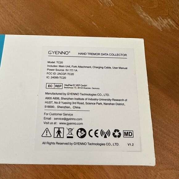 Gyenno Bravo Twist TC200 Anti-Tremor Parkinson Stabilization Set OPENED NO CHARG - Picture 7 of 15